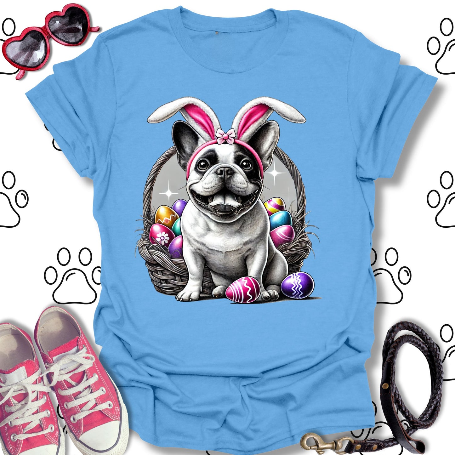 French Bulldog Easter Bunny T-Shirt