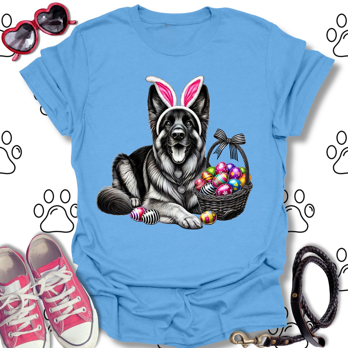 German Shepherd Easter Bunny T-Shirt