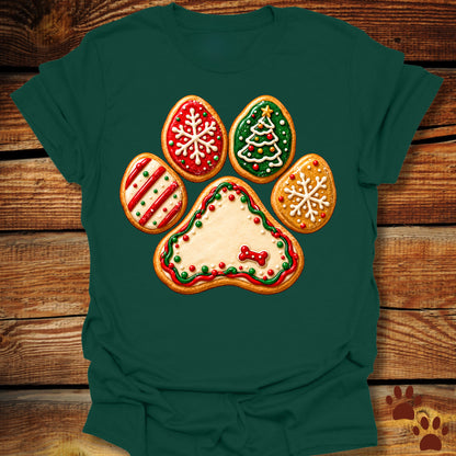 Christmas Cookie Paw T-Shirt