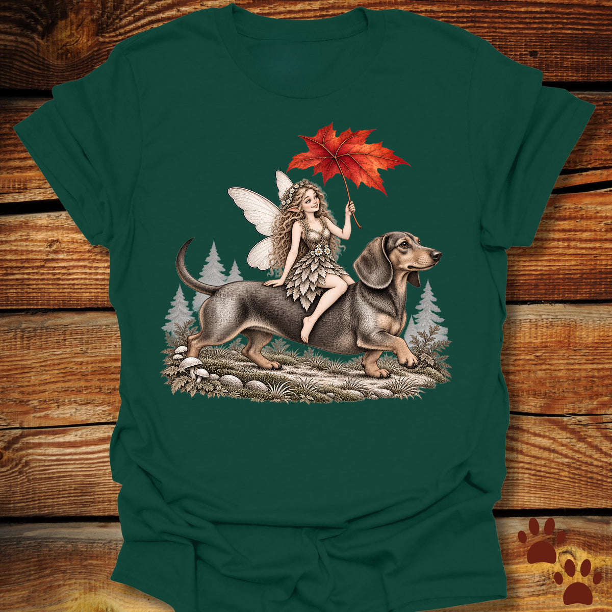 Dachshund Whimsical Fairy T-Shirt