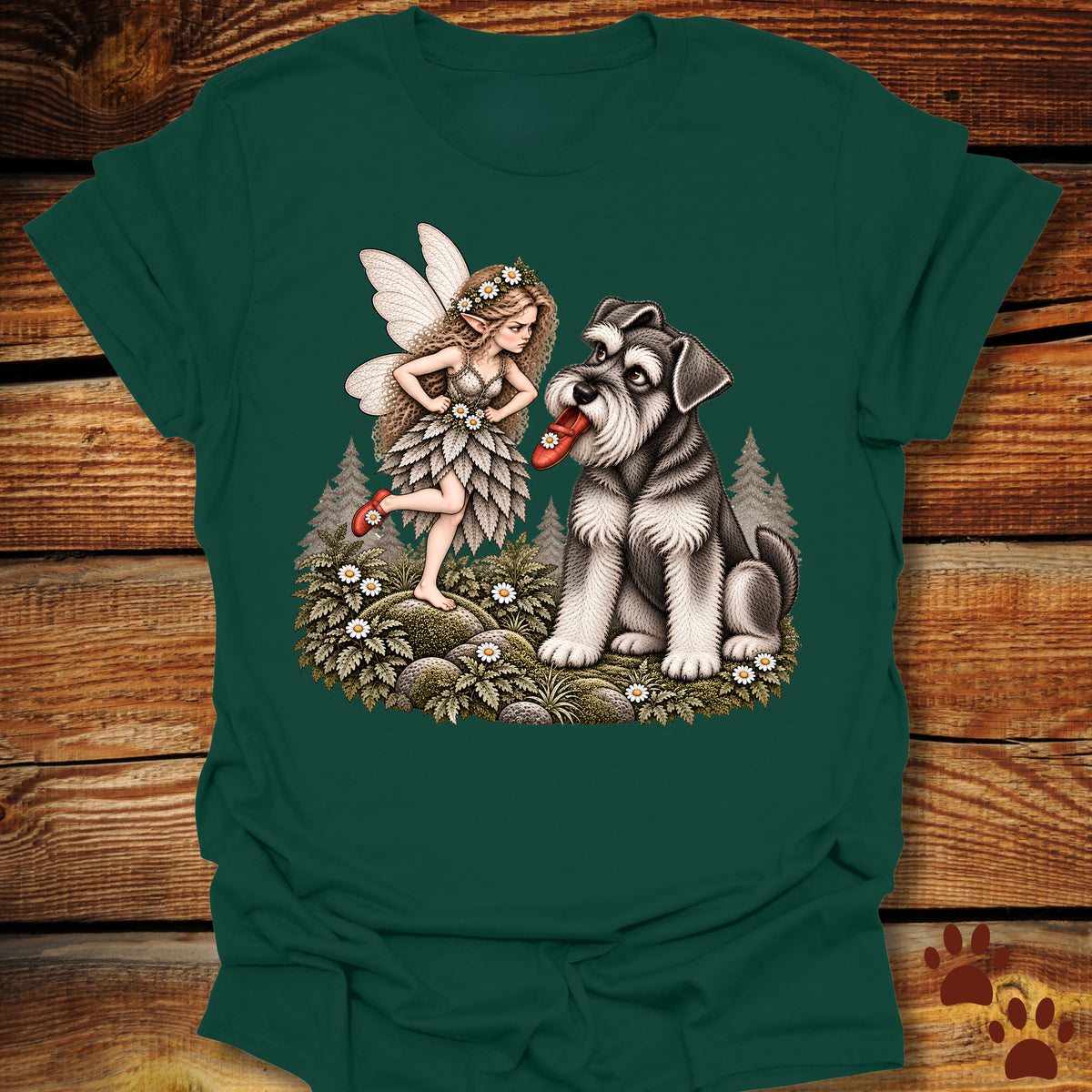 Schnauzer Fairy Shoe Thief T-Shirt