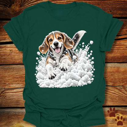 Beagle Snow Frolic T-Shirt