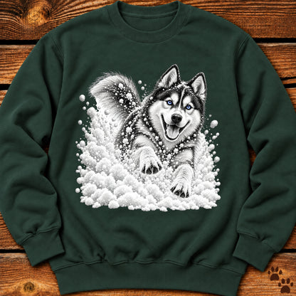 Husky Snow Day Sweatshirt