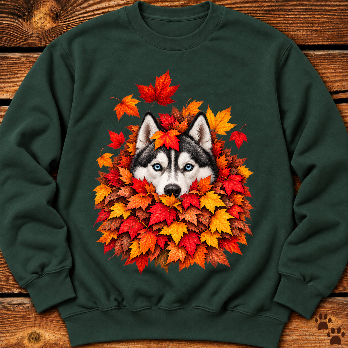Husky Leaf Pile Crewneck
