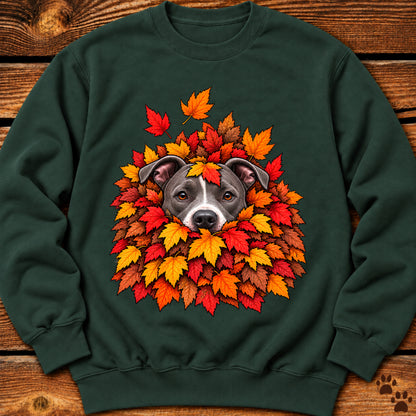 Pitbull Leaf Pile Crewneck