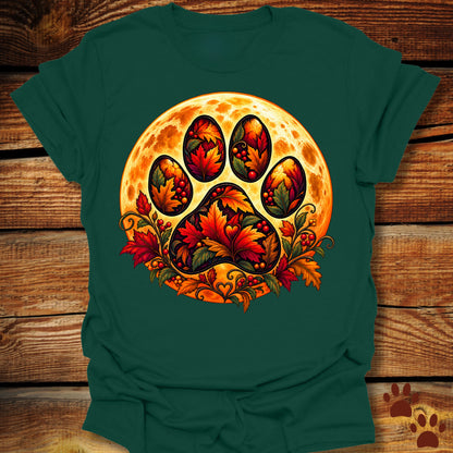 Autumn Paw Harvest Moon T-Shirt