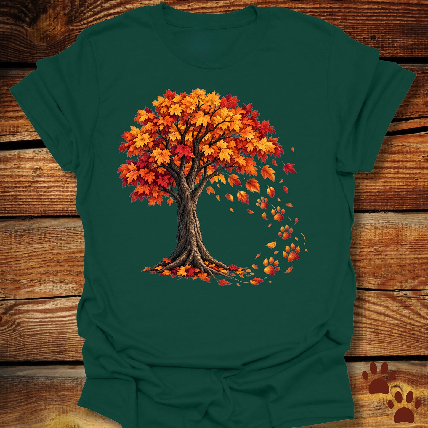 Falling Paw Prints T-Shirt