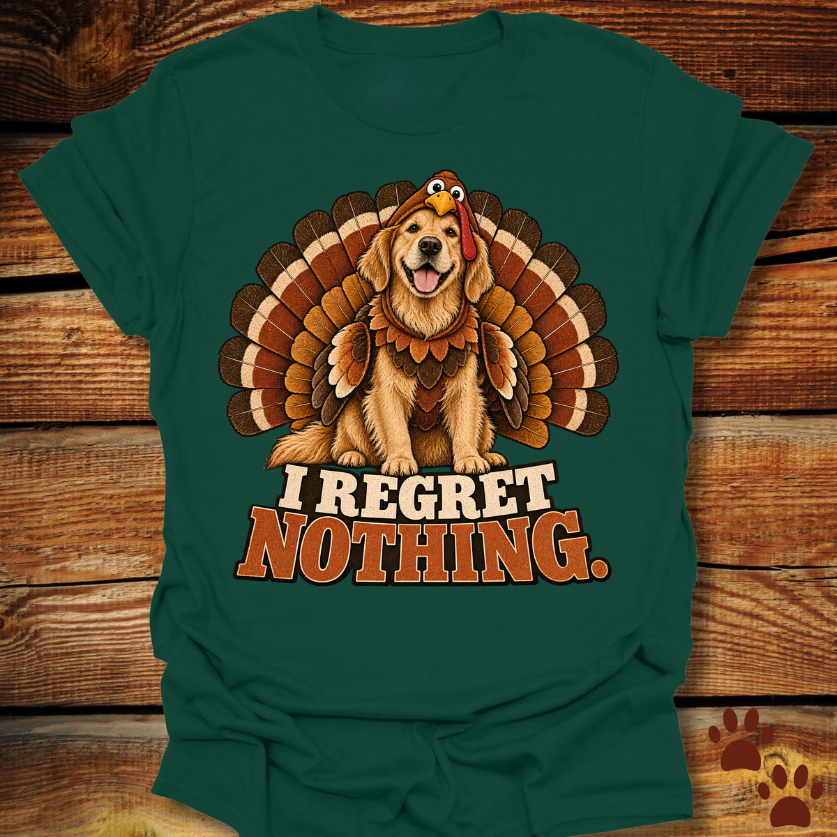 Golden Retriever I Regret Nothing T-Shirt