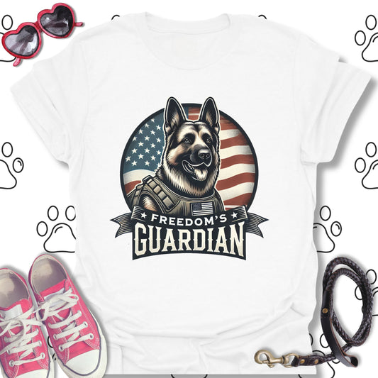 Freedom's Guardian – Patriotic Military Dog