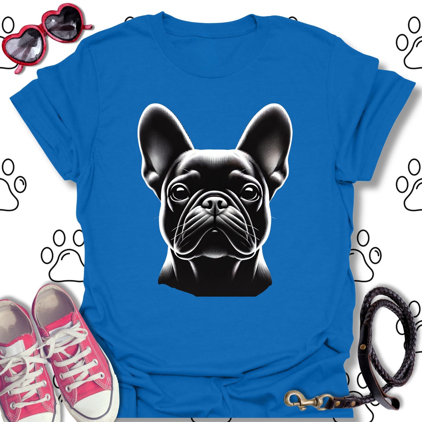 French Bulldog Monochrome Portrait