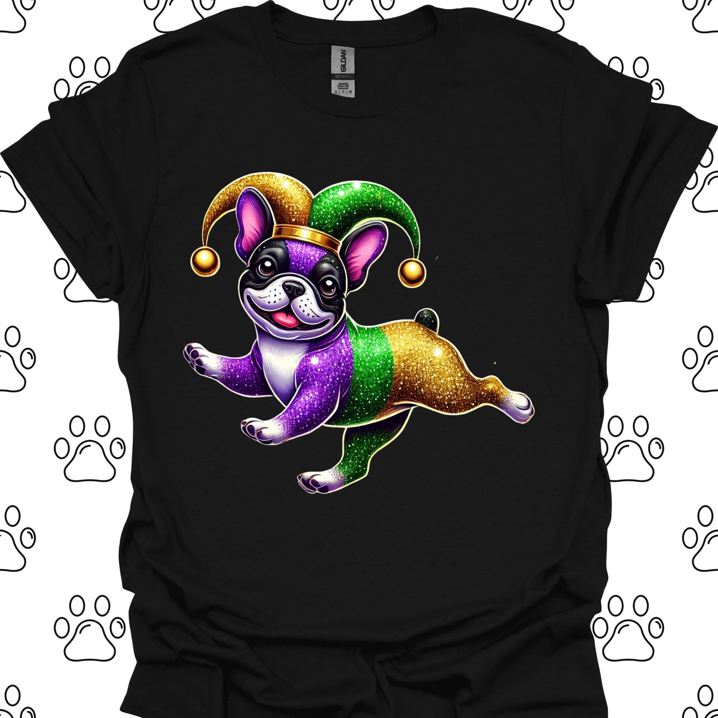 French Bulldog Mardi Gras T-Shirt