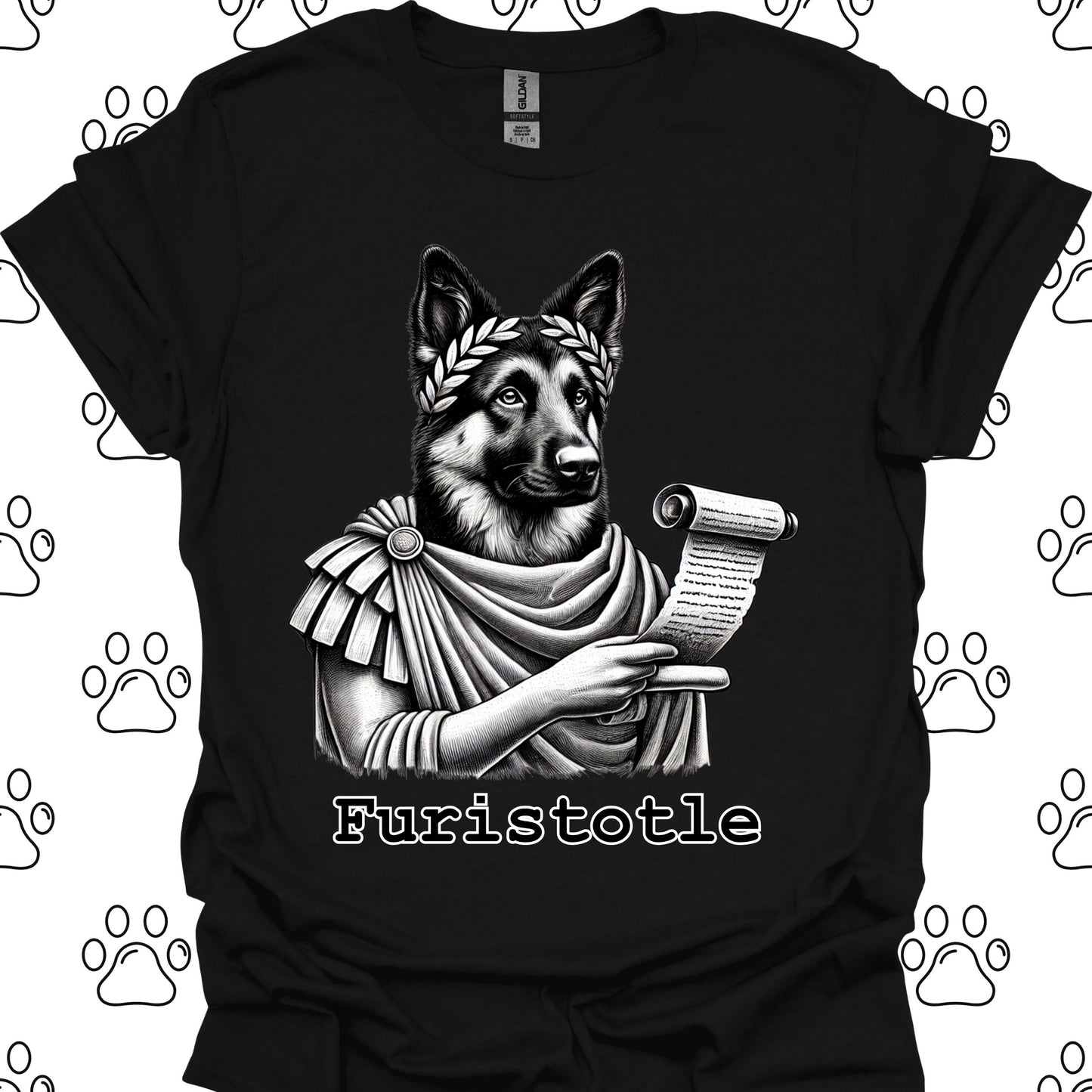 Furistotle – Philosopher Dog T-Shirt