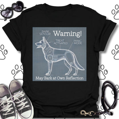 Funny Dog Blueprint Security Shirt