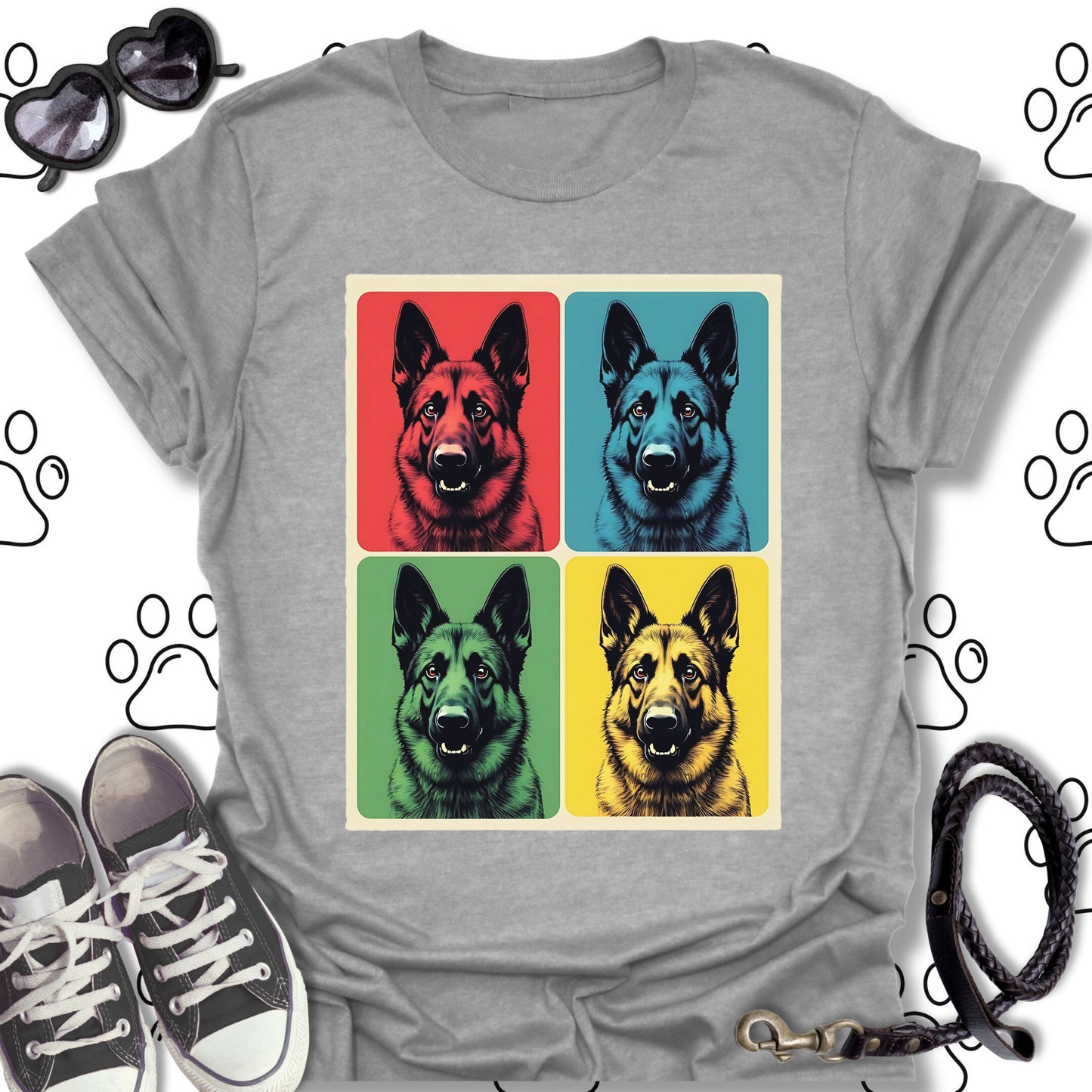 German Shepherd Pop Art Shirt