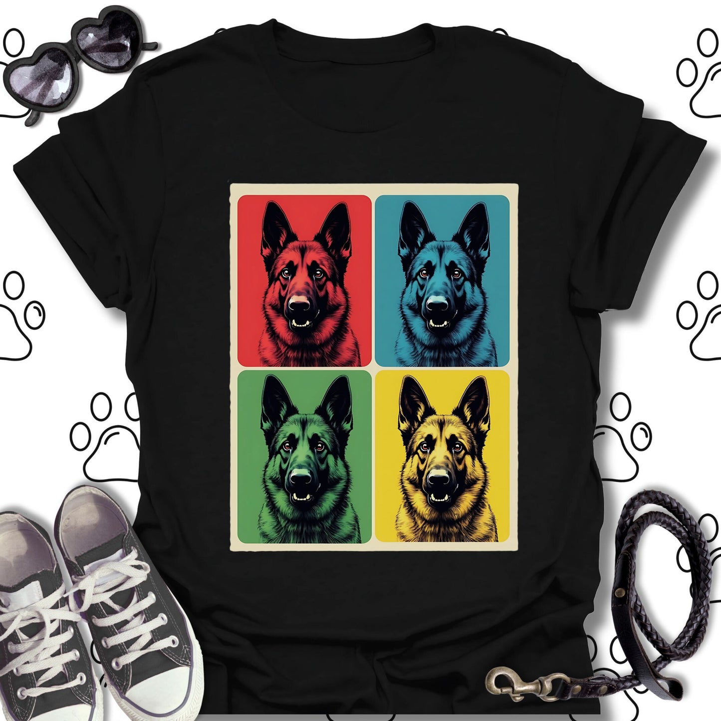 German Shepherd Pop Art Shirt