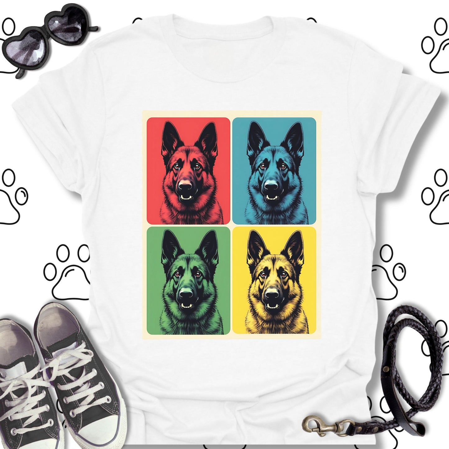 German Shepherd Pop Art Shirt