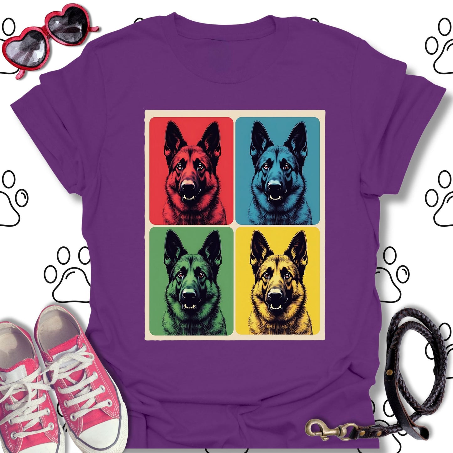 German Shepherd Pop Art Shirt