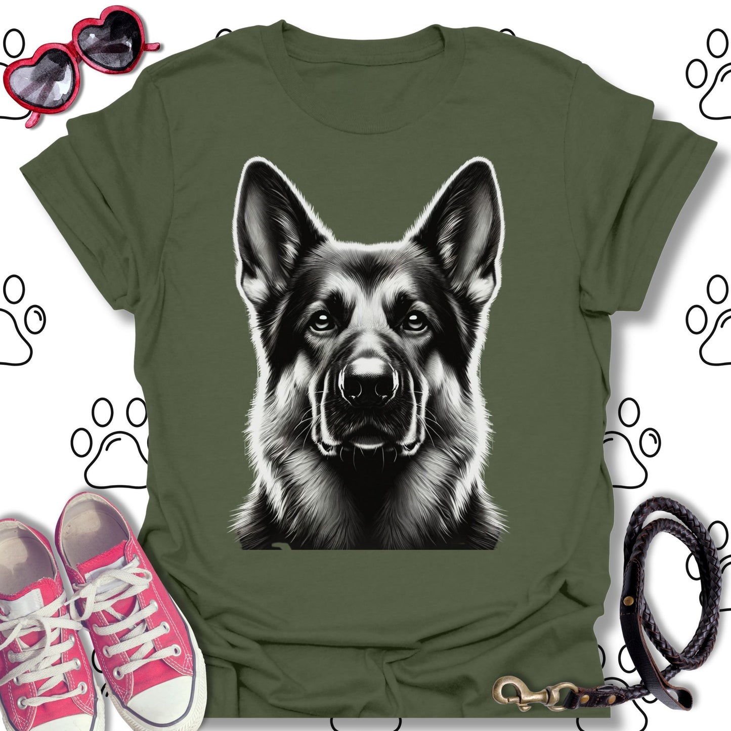 German Shepherd Portrait