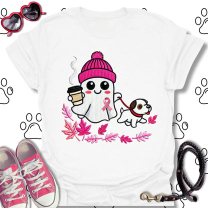 Pink Ghost Breast Cancer Awareness
