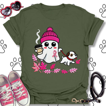 Pink Ghost Breast Cancer Awareness
