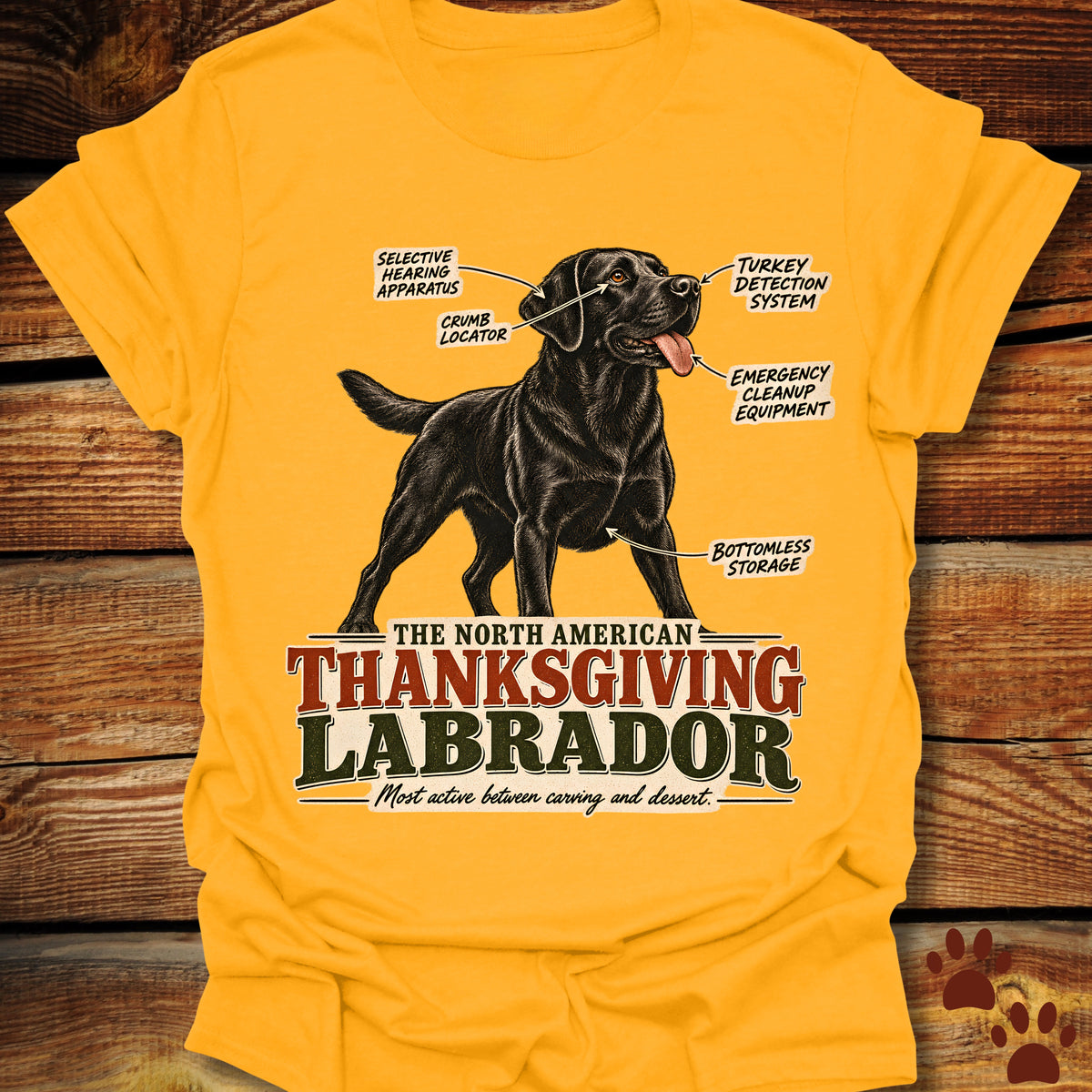 North American Thanksgiving Labrador T-Shirt