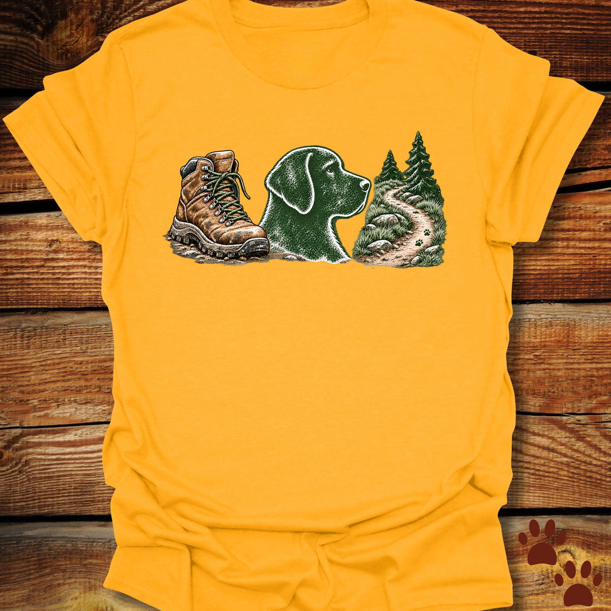 Labrador Retriever Hiking Buddy T-Shirt
