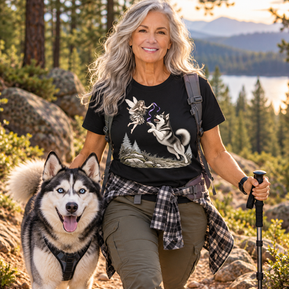 Husky Whimsical Fairy T-Shirt