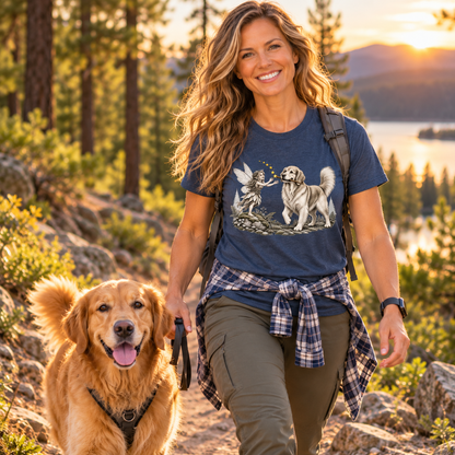Golden Retriever Whimsical Fairy T-Shirt
