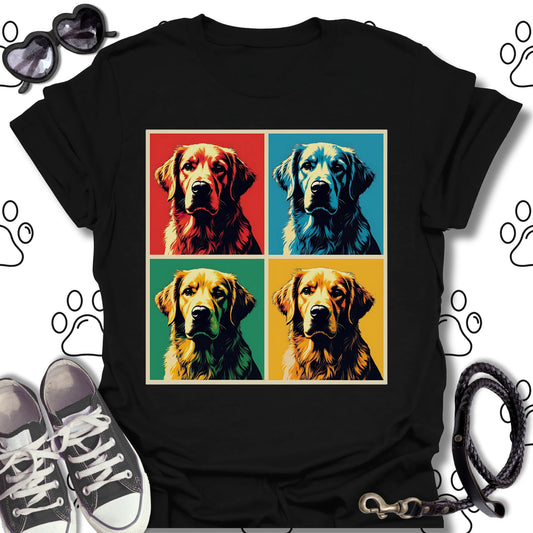 Golden Retriever Pop Art Shirt