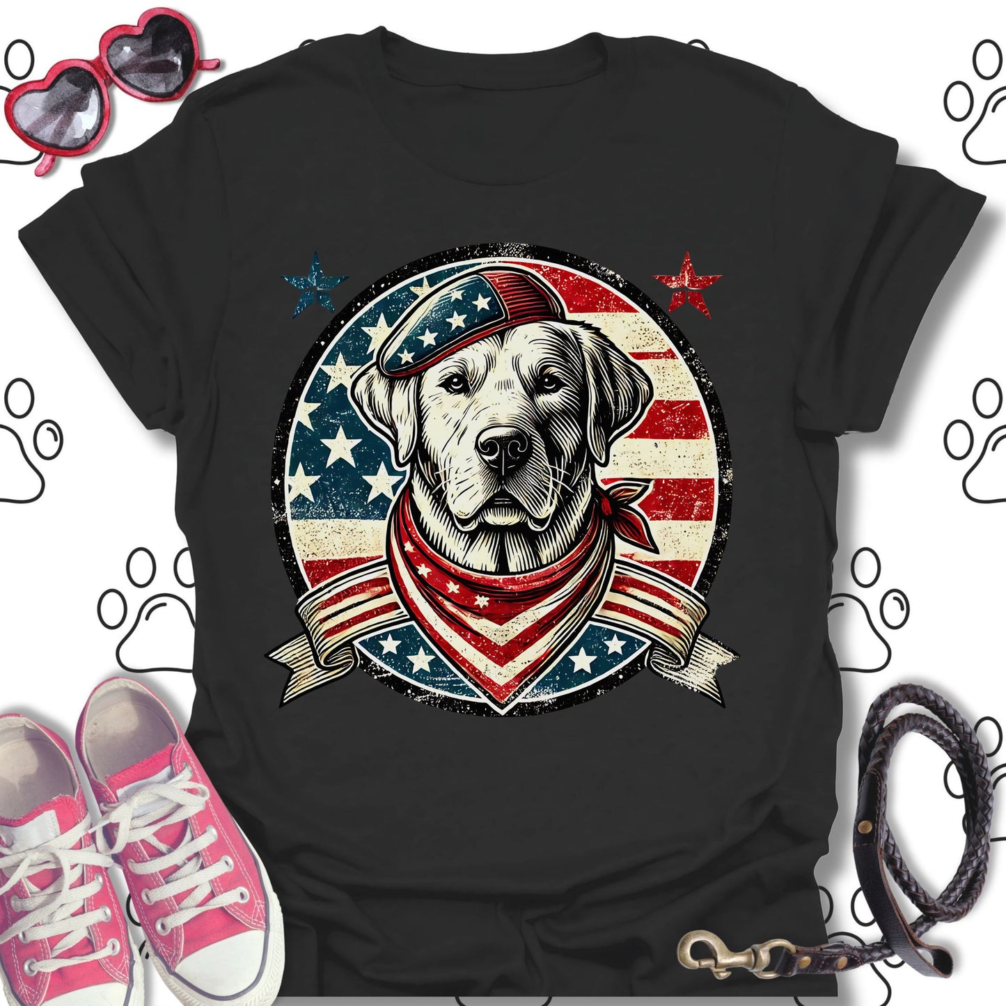 Vintage Military Labrador Retriever