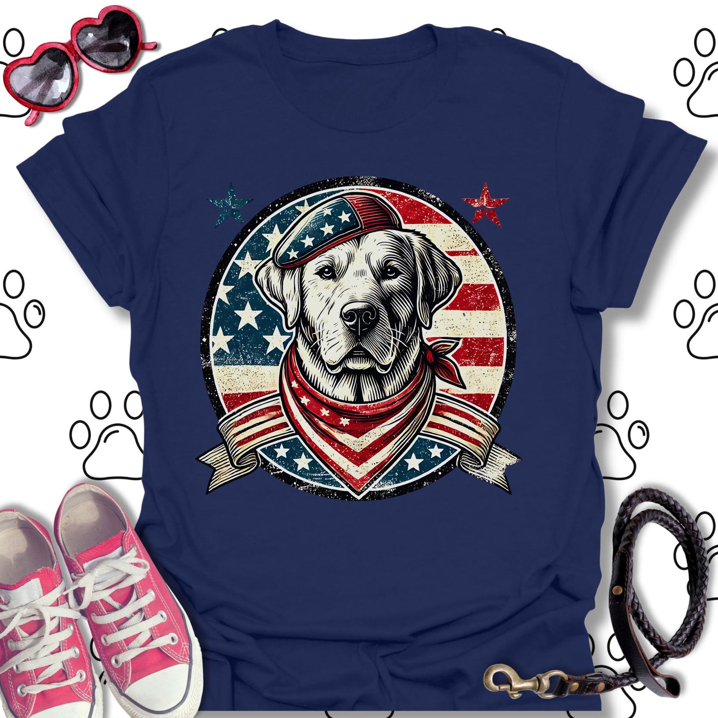 Vintage Military Labrador Retriever