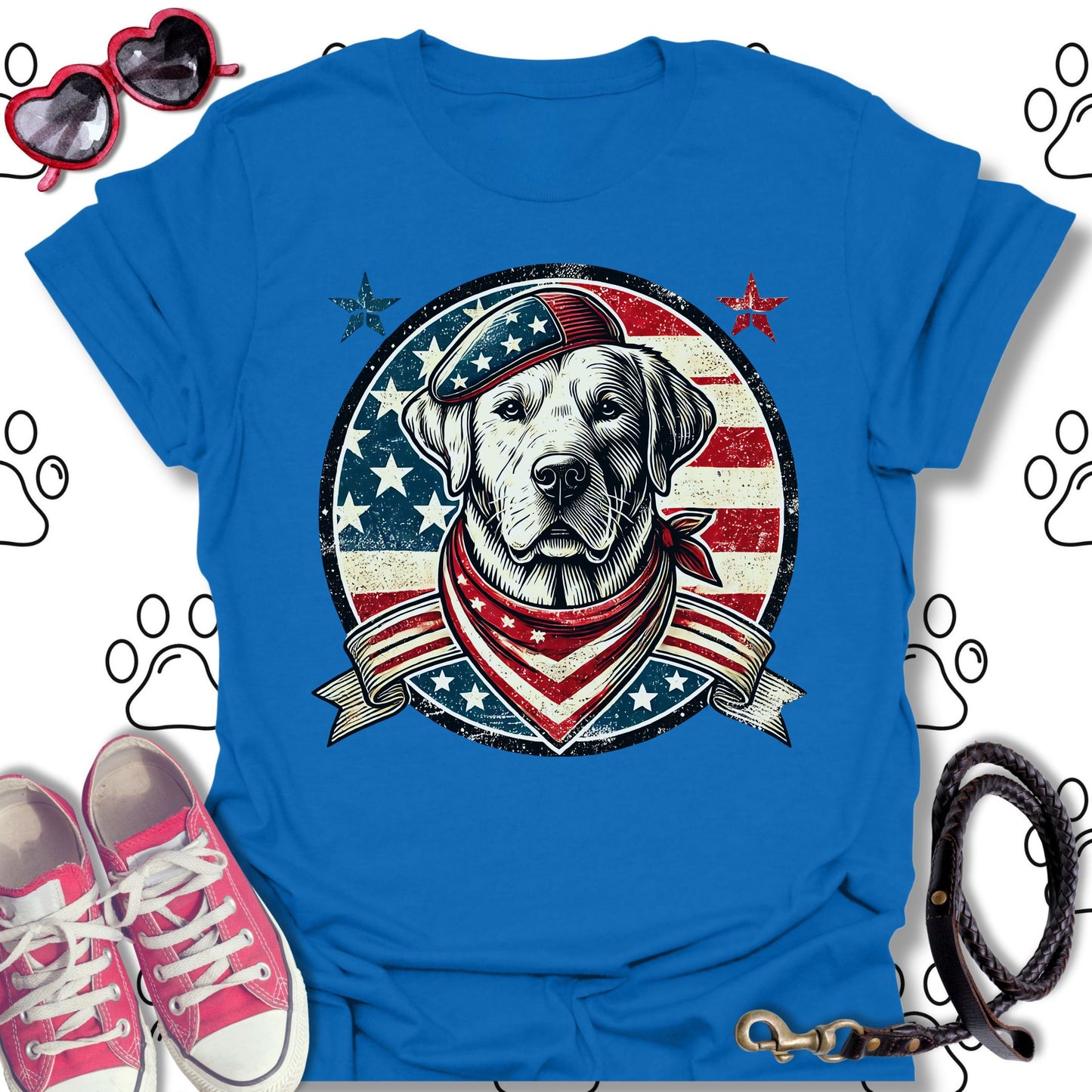 Vintage Military Labrador Retriever