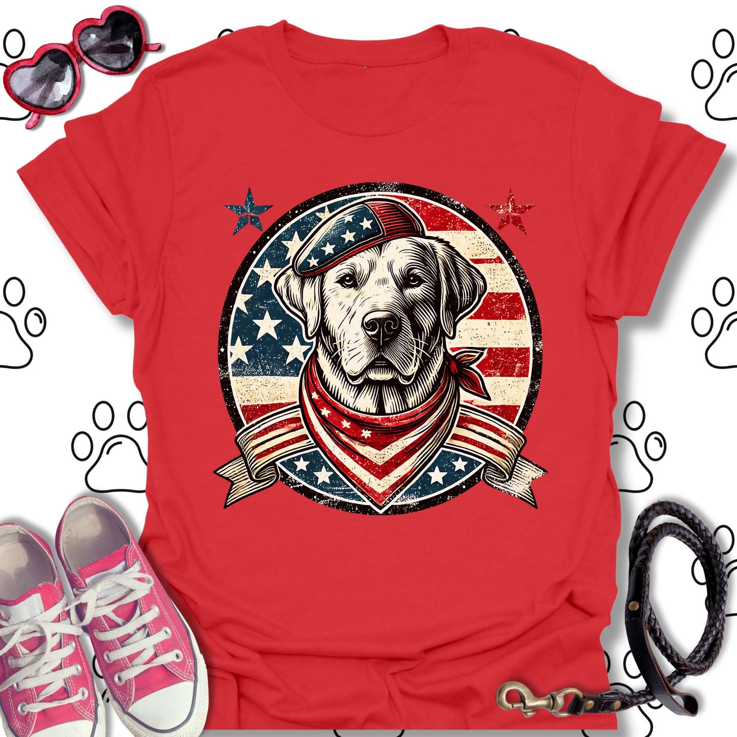 Vintage Military Labrador Retriever