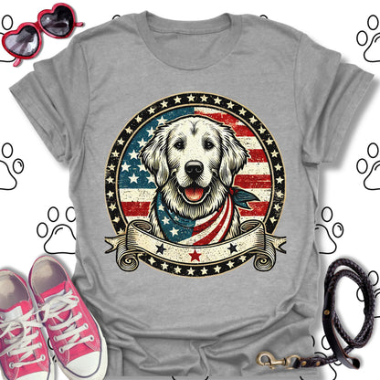 Americana Golden Retriever 4th of July