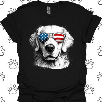 Golden Retriever Fourth of July T-Shirt