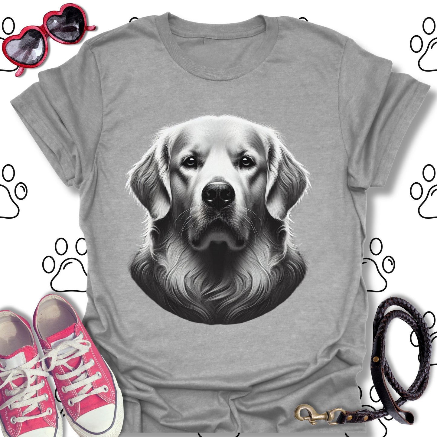 Golden Retriever Elegant Portrait