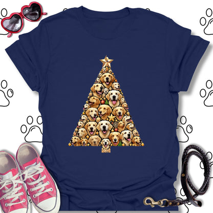 Golden Retriever Christmas Tree