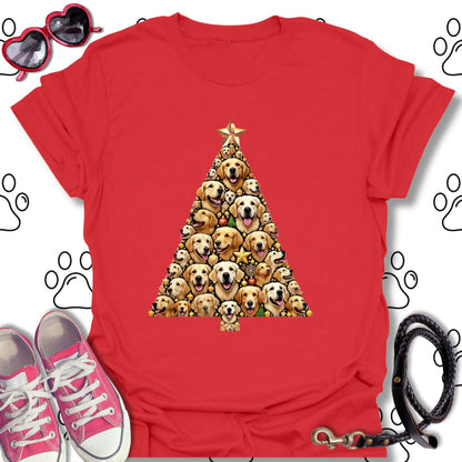 Golden Retriever Christmas Tree