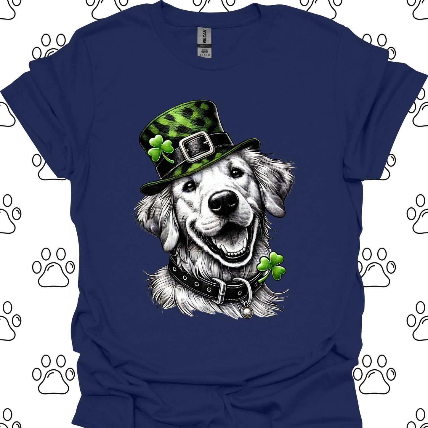 Golden Retriever St. Patrick's Day T-Shirt