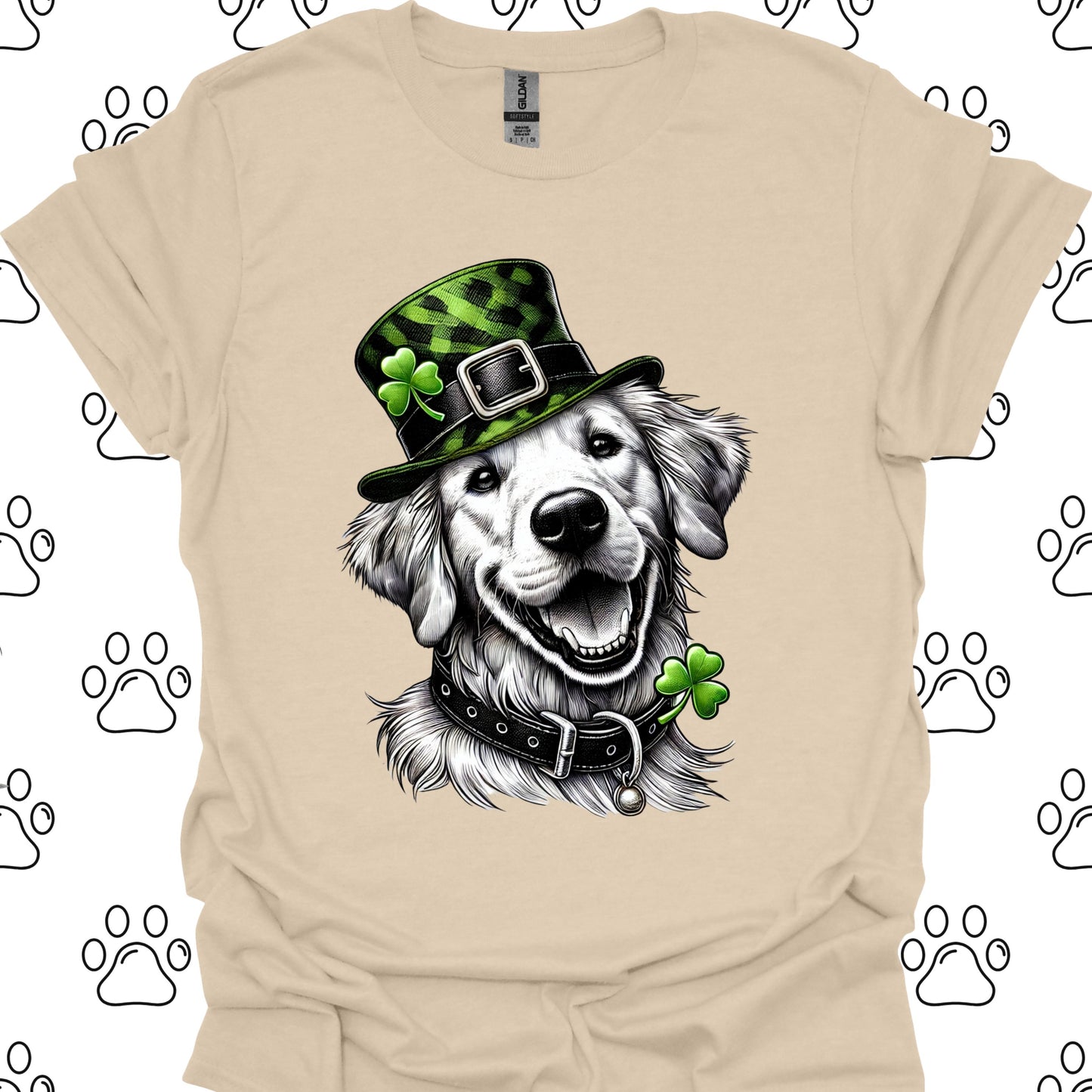 Golden Retriever St. Patrick's Day T-Shirt