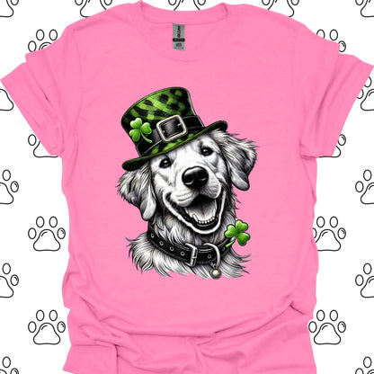 Golden Retriever St. Patrick's Day T-Shirt