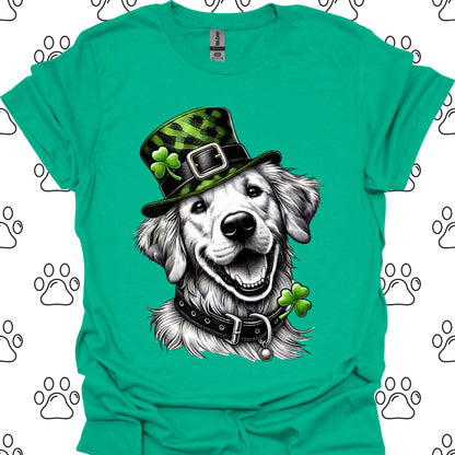 Golden Retriever St. Patrick's Day T-Shirt