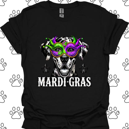 Great Dane Mardi Gras Mask T-Shirt