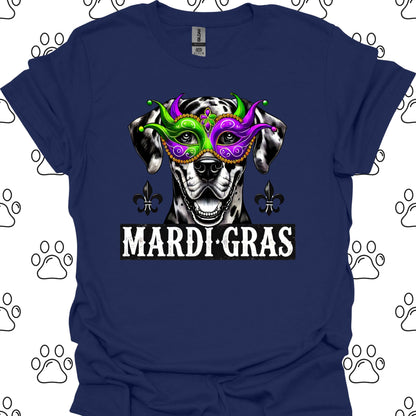 Great Dane Mardi Gras Mask T-Shirt