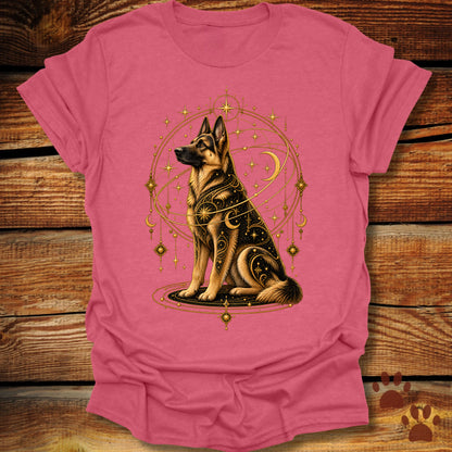 Mystic German Shepherd Celestial T-Shirt