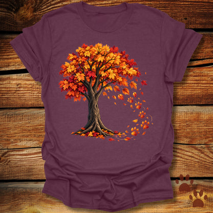 Falling Paw Prints T-Shirt