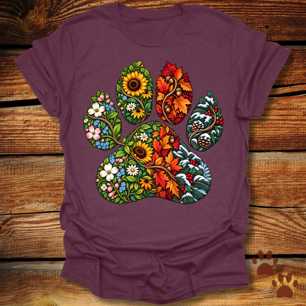 Four Seasons Botanical Paw T-Shirt
