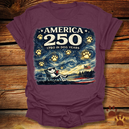 Starry Night America 250 T-Shirt