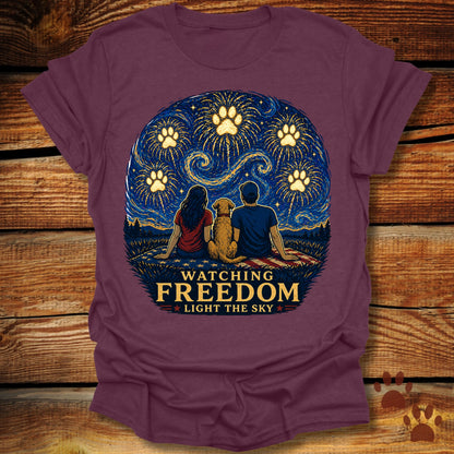 Freedom Lights The Sky T-Shirt