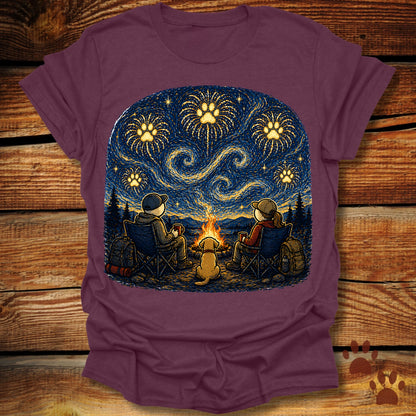 Starry Night Campfire T-Shirt